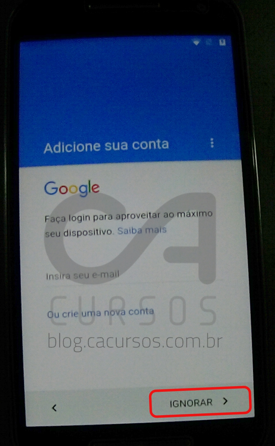 Como Remover Conta do Google Motorola