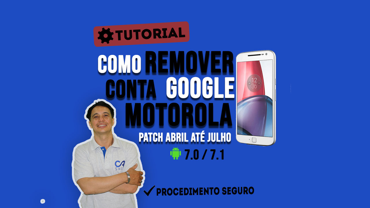 Como Remover Conta Google do Moto G4 Play 